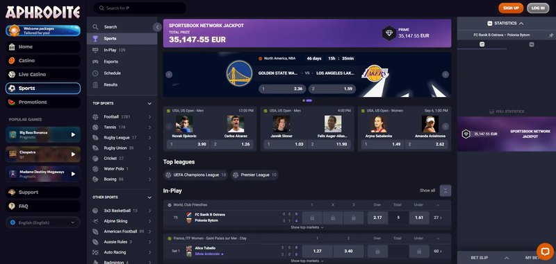 Découvrez les Offres et Bonus de l'Aphrodite Casino France en Ligne